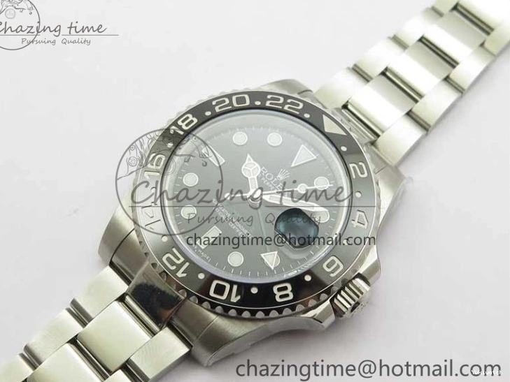 Master Black GMT A3186 Black Best II 116710LN Steel SS on Edition Bracelet 316L ROF Ceramic Dial 0422